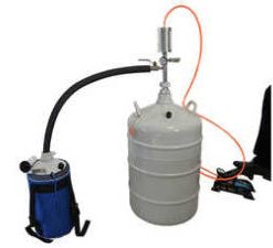 Liquid Nitrogen Transfer Device & Foot Pump