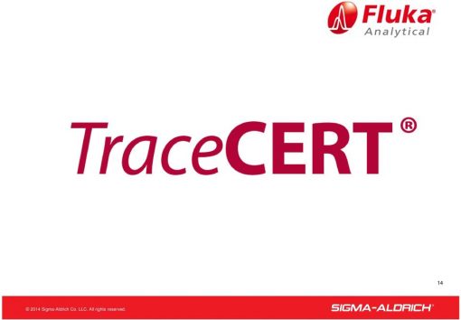 TraceCERT® Reference Materials